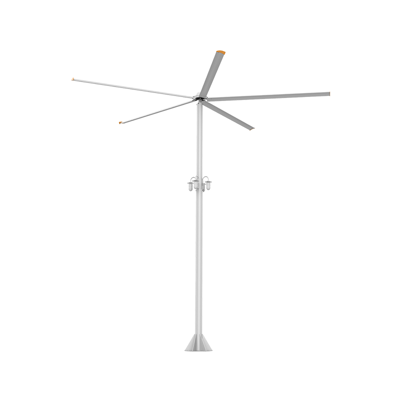 Gran ventilador de suelo vertical HVLS